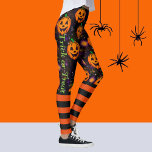 Pantalones de calabaza de las piernas de Jack-O-La<br><div class="desc">Por todas partes calabazas. ¡Feliz Halloween!</div>