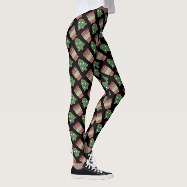Pantalones de Cookie de Navidad y Café (Derecha)