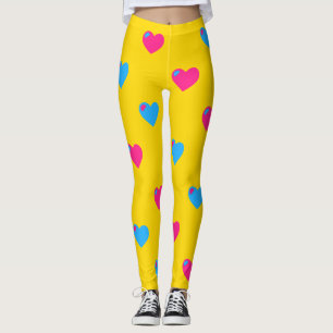 Pantalones de corazones grandes Pan Pride
