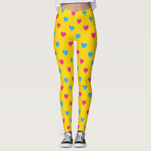 Pantalones de corazones medianos Pan Pride