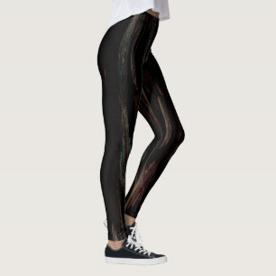 Pantalones de corteza de árbol rojo del bosque 2