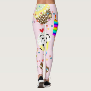 Pantalones de Cumpleaños Feliz Cupcake