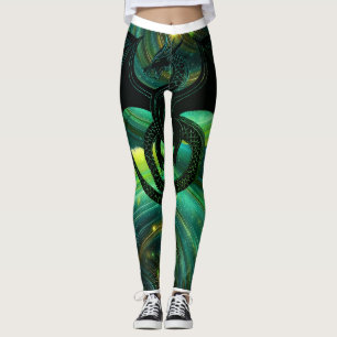Pantalones de dragón esmeralda