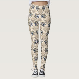 Pantalones de estampado de chacal geométrico – Tri