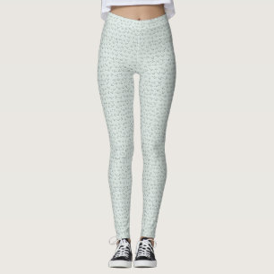 Pantalones de gato garabateado – Verde salvia