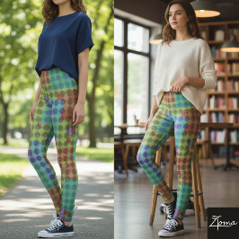 Pantalones de geometría vibrante