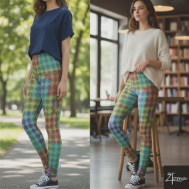 Pantalones de geometría vibrante