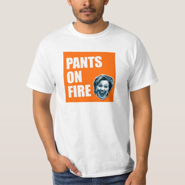 Pantalones de Hillary Clinton en la camiseta del (Anverso)