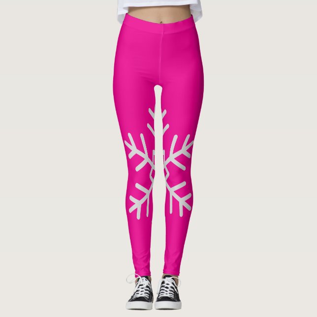 Pantalones de invierno con copos de nieve (Anverso)