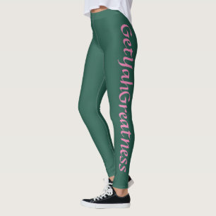 Pantalones de la compresión de GetYahGreatness