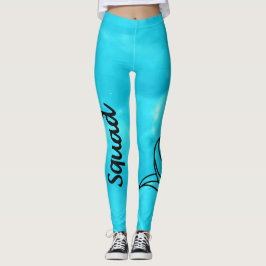 Pantalones de la escuadra de la sirena azul turque