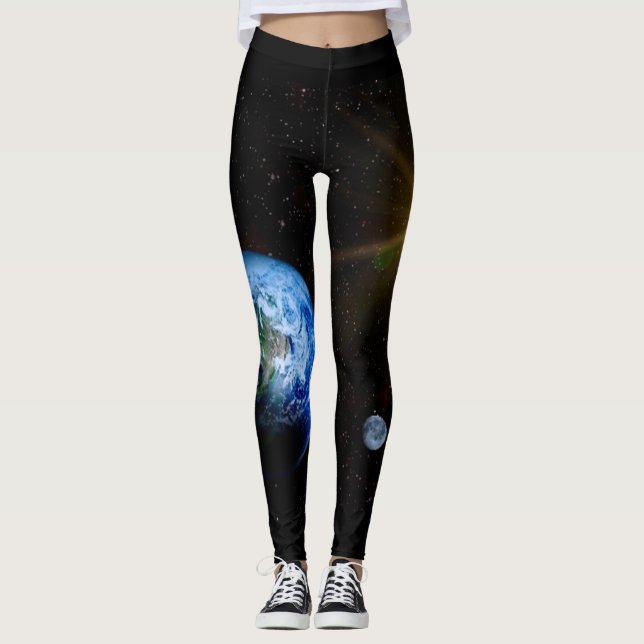Pantalones de la yoga de la aventura del espacio (Anverso)