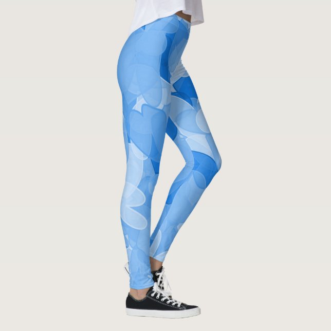 Pantalones de las damas azules de moda, mujeres de (Derecha)