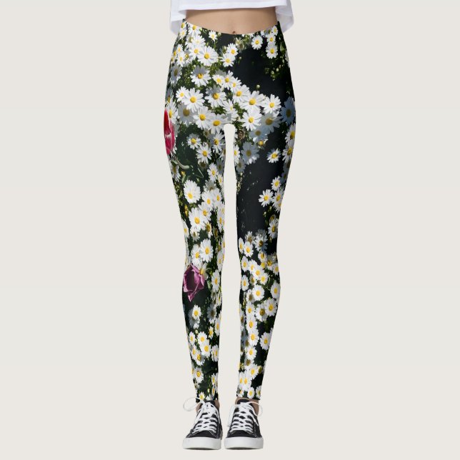 Pantalones de Leggings Daisy Meadow (Anverso)