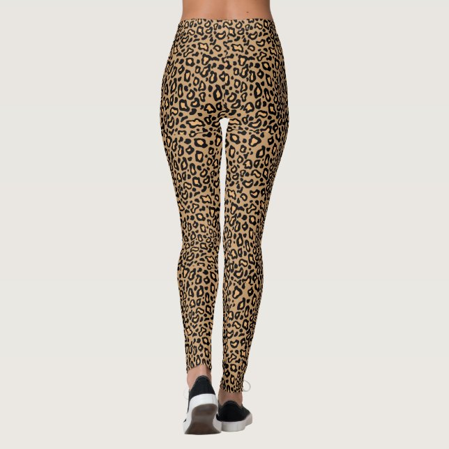 Pantalones de leopardo de rockabilly retro para mu (Reverso)