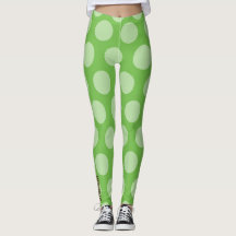 Pantalones de lunares grandes Green Dream