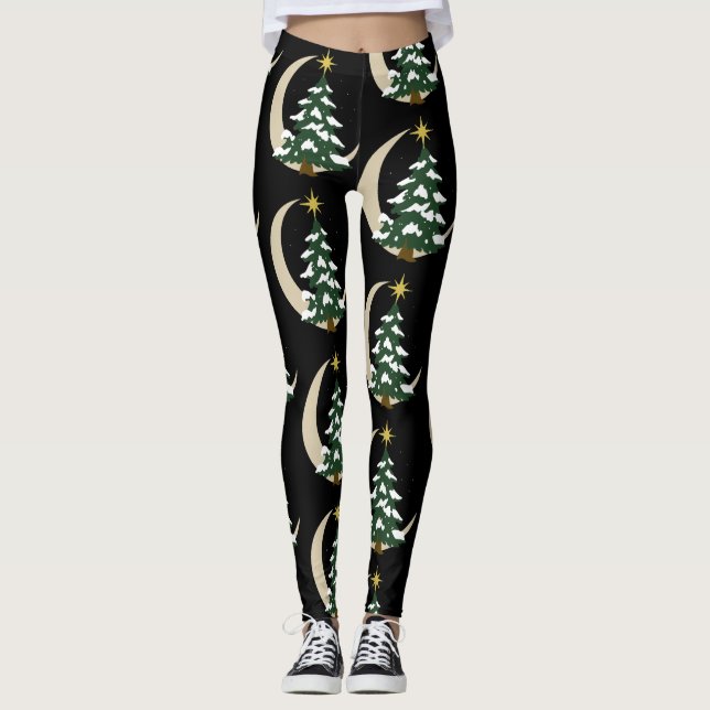 Pantalones de Navidad con Árbol, Compra con Camise (Anverso)