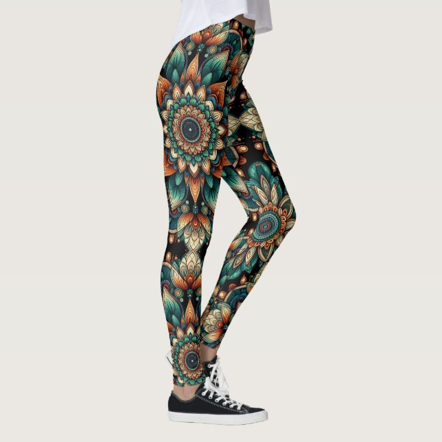 Pantalones de patrones de flores africanas - audac (Derecha)