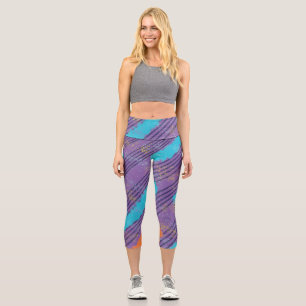 Pantalones de pellizco de Capris de alta Waids