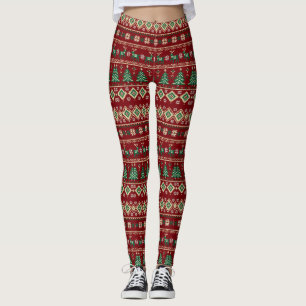 Pantalones de pijama de Navidad Fair Isle - PJs nó