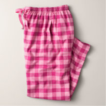 Flannel Bubble Gum Pajama Pants (Adulto)