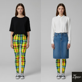 Pantalones de Plaid Perfection