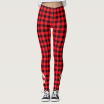 Pantalones de Plaid Vintage Camión Rojo Árbol de N