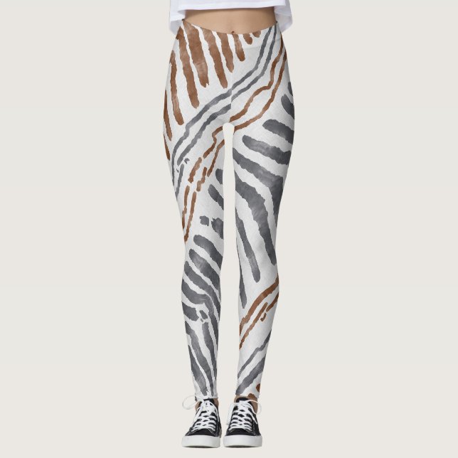 Pantalones de rayas tribales boho (Anverso)