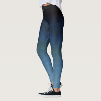Pantalones de tela de las piernas azules del océan