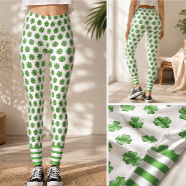 Pantalones de trébol de la suerte del Día de San P