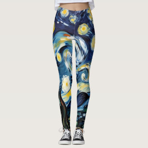 Pantalones de yoga artísticos
