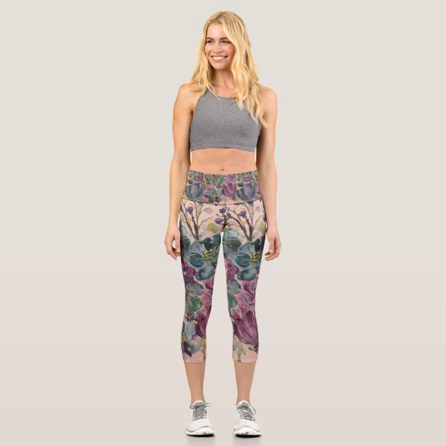 Pantalones de yoga Asana Blossom (Anverso)