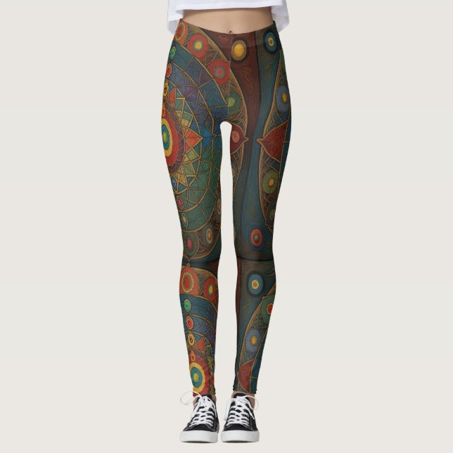 Pantalones de yoga coloridos (Anverso)