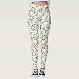 Pantalones de yoga con estampado de mandala geomét