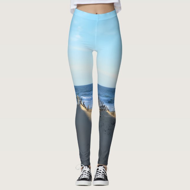 Pantalones de yoga de duna de arena de playa (Anverso)