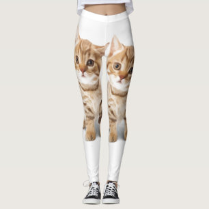 PANTALONES DE YOGA DE GATITO GINGER CAT