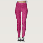 Pantalones de yoga de textura de cuero rosa<br><div class="desc">Pantalones de yoga de textura de cuero rosa</div>