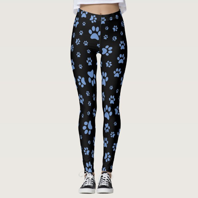 Pantalones de yoga para damas con estampado de pat (Anverso)