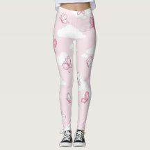 Pantalones de Yoga para Mujeres con Patrón Pastel