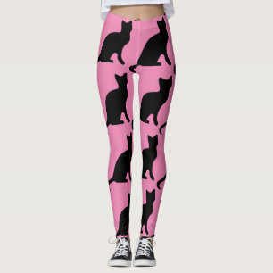 PANTALONES DE YOGA ROSA DE GATO