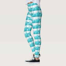 Pantalones de yoga turquesa Leggings