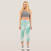 Pantalones de yoga verde pastel - Suave, estilizad