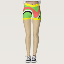 Pantalones falsos Marmol colorido l Moda Beige