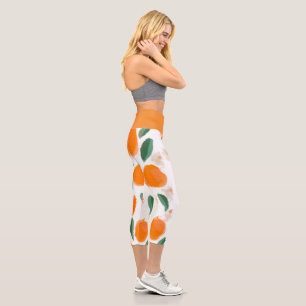 Pantalones Leggings Capri Grises Botánicos de Nara