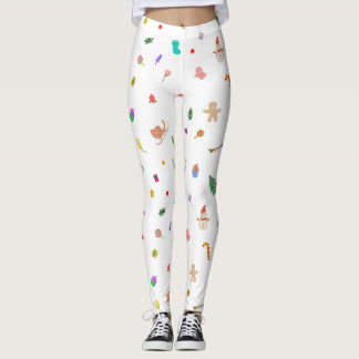 Pantalones Leggings Navideños Festivos para Mujere