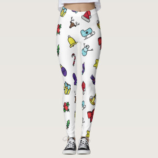 Pantalones Leggings Navideños Festivos para Mujere