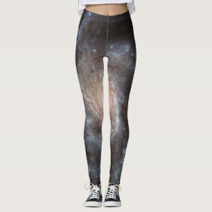Pantalones negros de la yoga del oro de la galaxia