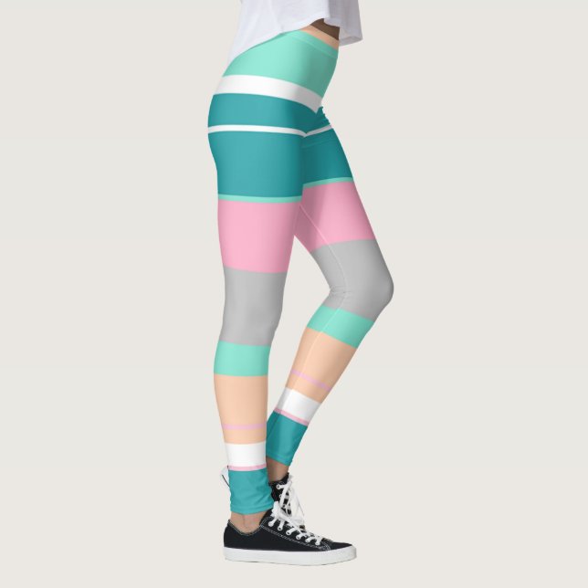 Pantalones Turquesa y Melocotón Vibraciones Positi (Derecha)