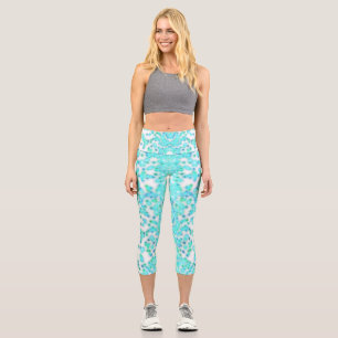 Pantalones verde azulados de yoga