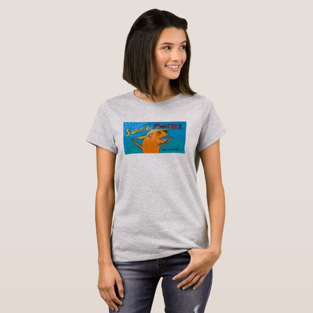 PANTANO MONSTER de la camisa de las mujeres ' (Anverso completo)